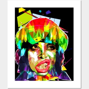 Erykah Badu - WPAP Posters and Art